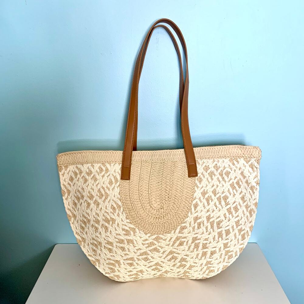 NWT Styline Straw Tote Purse